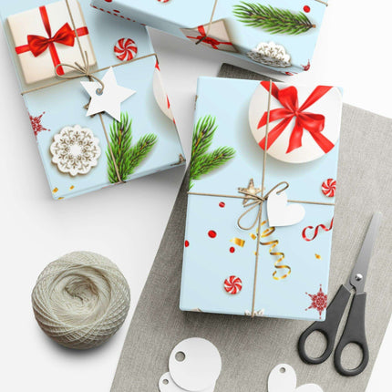 Personalized Elegant Holiday Gift Wrap - Custom Matte & Satin Options