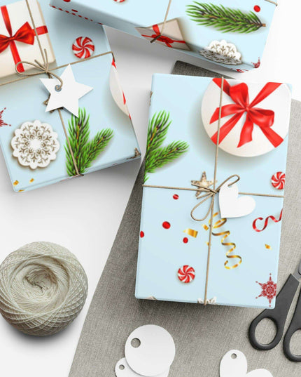 Personalized Elegant Holiday Gift Wrap - Custom Matte & Satin Options