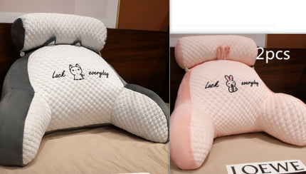 Sofa Fluffy Cushion Luncheon Pillow Triangle Reading Cushion Bedside S