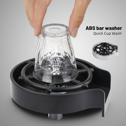 Bar Counter Cup Washer Sink High-pressure Spray Automatic Faucet Coffe