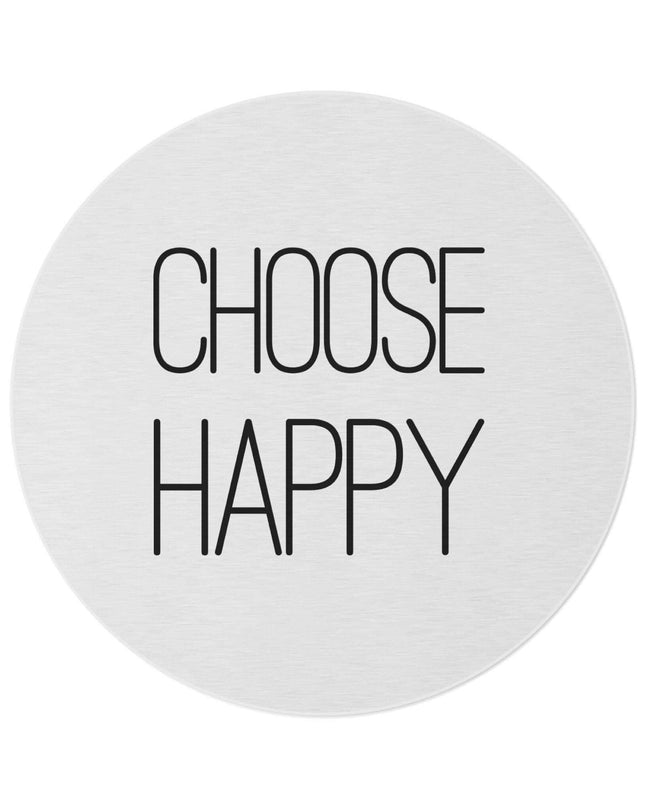 Joyful Vivid Chenille Round Area Rug - 60x60 Inches by Maison d'Elite