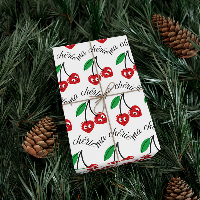 Ma cherry - Valentine Exquisite USA-Made Gift Wrap Paper: Matte & Satin Finishes | Eco-Friendly, Three Sizes