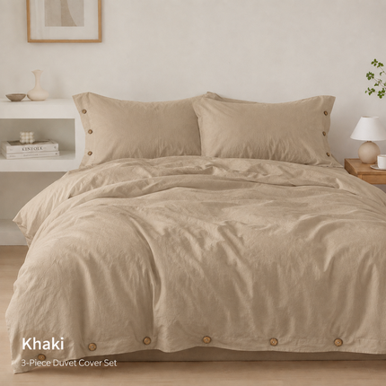 Solid Twist 100% Cotton Duvet Cover Set — 3-Piece Bedding Set Duvet Covers 3pcs-100-cotton-bedding-set-double-duvet-cover-set-220x240-solid-twist-cotton-king-size-bedding-set-quilt-cover-set Home & Garden > Linens & Bedding > Bedding > Duvet Covers