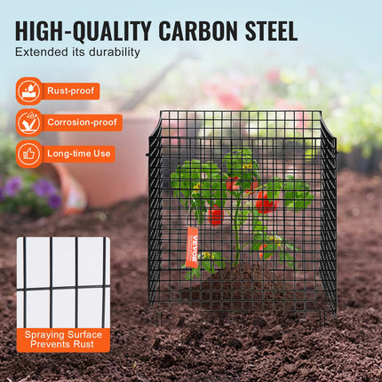 10 Pack Plant Protector Cages - Durable & Weather-Resistant