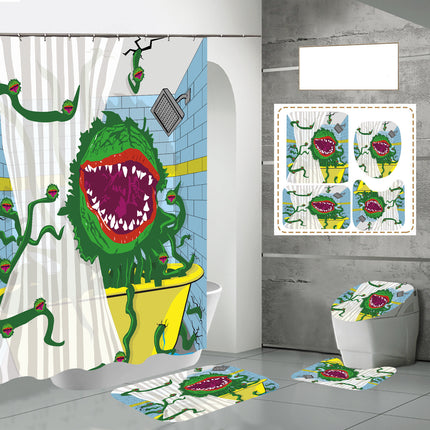 Peekaboo Studio Waterproof Digital Printing Polyester Bath Curtain