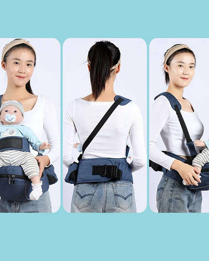 Ergonomic Baby Hip Seat Carrier for Newborns - Adjustable Waist Stool and Sling Holder for Travel and Home Use
