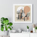 Eco-Chic Vertical Art Print with Sustainable Frame