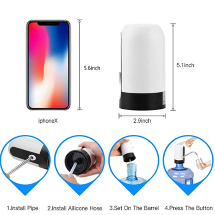 Peekaboo Studio USB Rechargeable Electric Water Bottle Dispenser - Aut