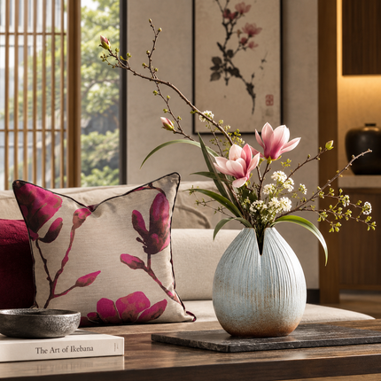 Diphylleia Handmade Magnolia Jacquard Cushion Cover - Artful Design Chair & Sofa Cushion Covers diphylleia-modern-plant-cushion-cover-exquisite-handmade-magnolia-jacquard-art-square-pillowcase-for-living-room-bedroom-couch Home Décor›Decorative Accents›Pillows, Cushions & Inserts›Cushion Covers