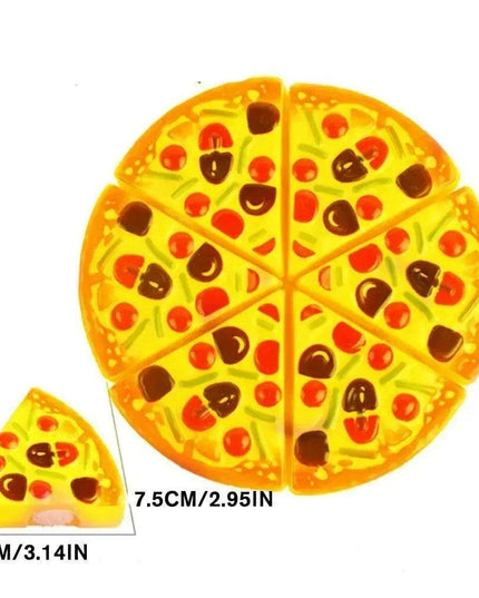 Creative Pizza Slice Cutting Play Set for Kids' Imaginative Learning and Fun