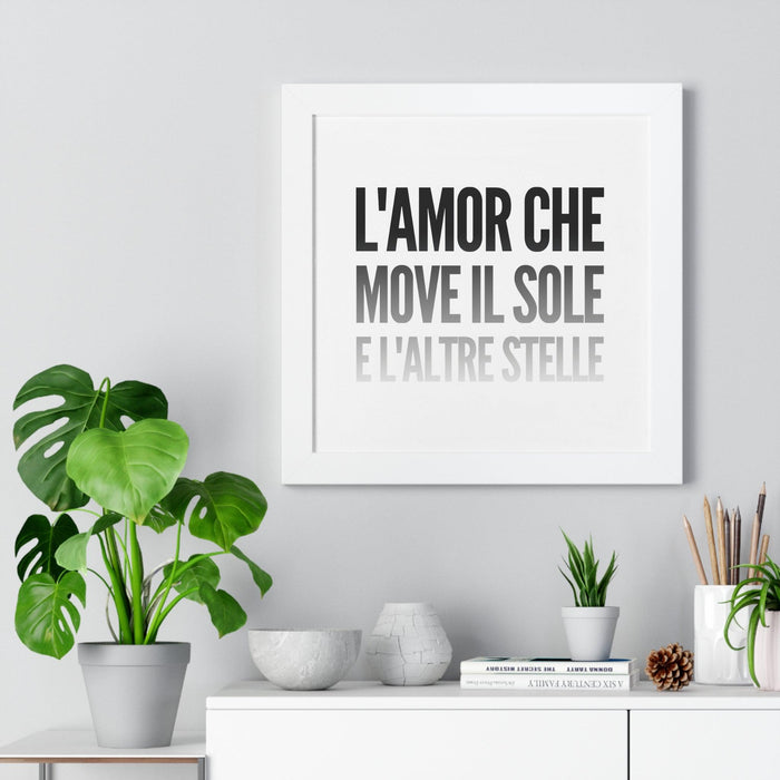 Elite Maison Inspirational Quotes Framed Art Piece