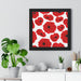 Crimson Poppy Bloom Framed Poster - Sustainable Wall Art Choice