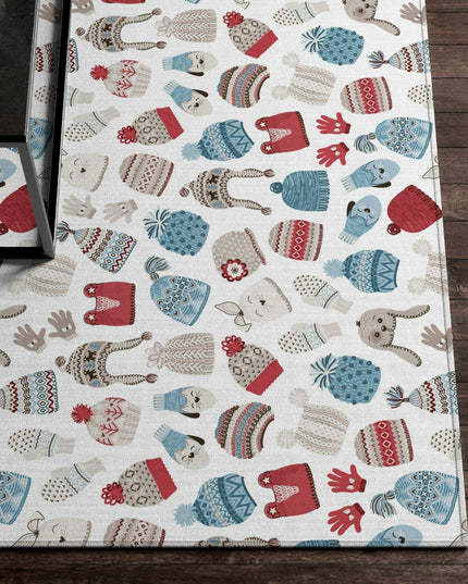 Cozy Elegance: Customizable Winter Wonderland Luxury Rug Collection