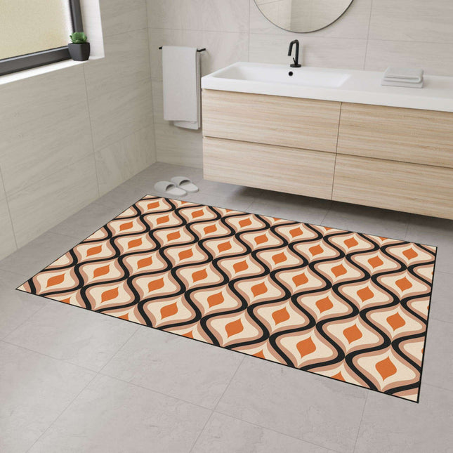 Luxurious Vintage Decorative Floor Mat with Enhanced Grip Technology
