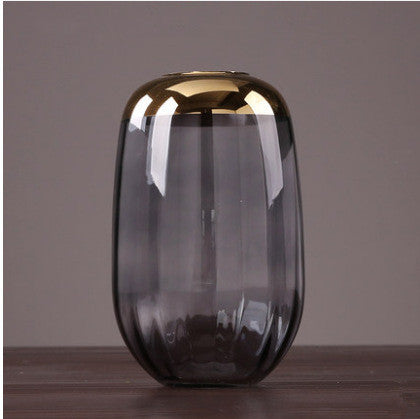 Phnom Penh Glass Vase European Blown Ornament Hanging Vase 26cm