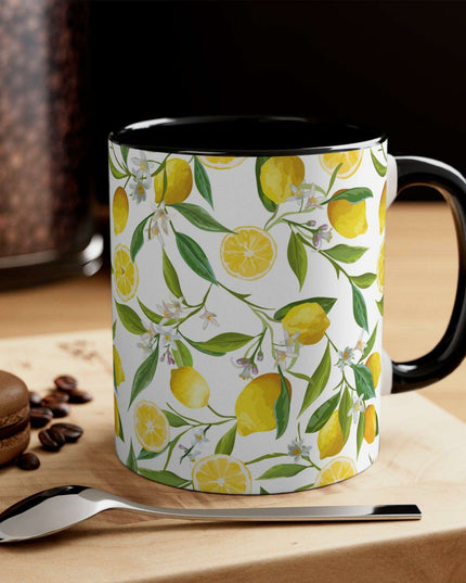 Sunrise Serenity 11oz Ceramic Coffee Mug with Kireiina Accent