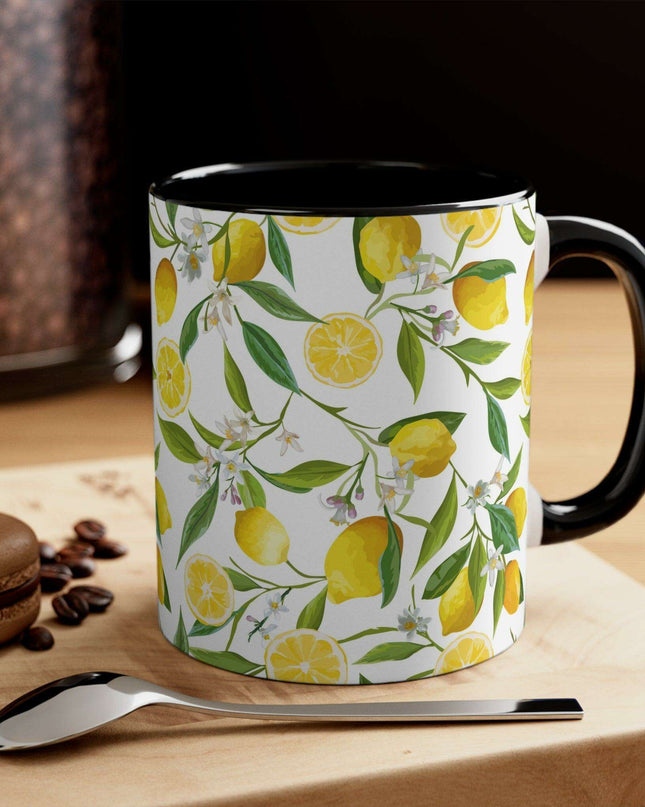 Sunrise Serenity 11oz Ceramic Coffee Mug with Kireiina Accent