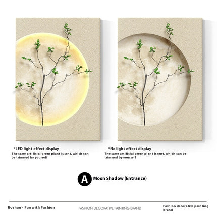 Silent Wind Entrance Painting Moon Mural