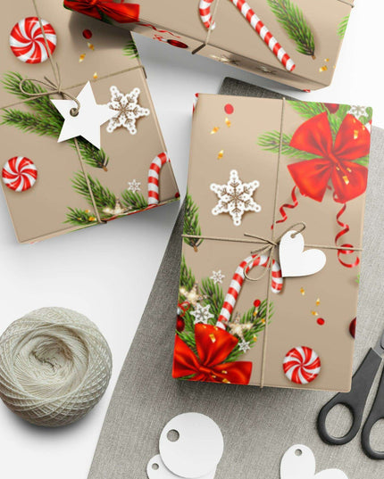 Elegant Custom 3D Holiday Gift Wrap Collection - Artisan-Made in the USA
