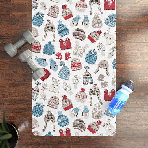 Luxurious Christmas Edition Yoga Mat with Custom-Printed Suede Top by Maison d'Elite