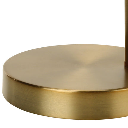 Room & Decor 19"H Contemporary Gold Metal Table Lamp with Gold Shade