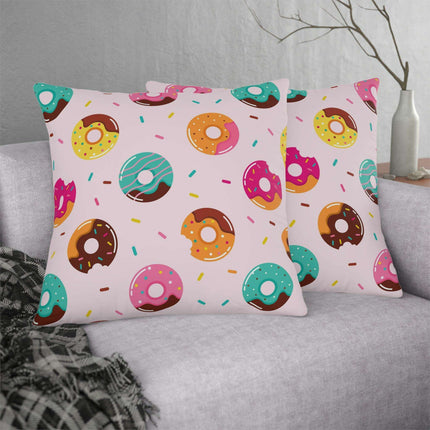 Vibrant Waterproof Floral Cushions Set for Indoor and Outdoor Living - Premium Durable Polyester Pillows