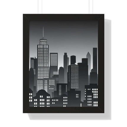 Eco-Chic Luxe Vertical Art Print with Sustainable MDF Frame
