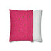 Pink Daisy Flower Decorative Pillow Cover - Elegant Floral Home Accent Piece