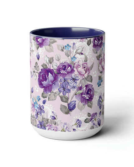 Elegant Duo: Maison Two-Tone Ceramic Coffee Cups