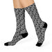 Ultimate Comfort Unisex Crew Socks with Chic All-Over Print
