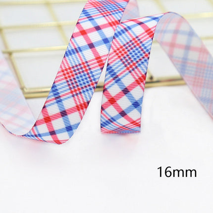 Peekaboo Studio Stars and Stripes Dovetail Bowknot Hair Ring, Double-S