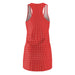 Empower Your Style with the Red Polka Women's Racerback Dress - Exquisite Elegance