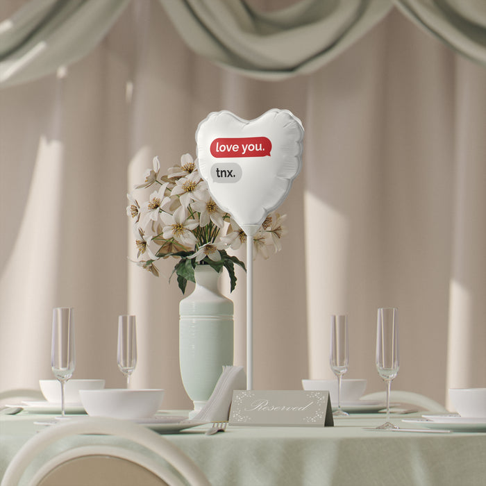 Elegant 6" Premium Matte Valentine Balloons - Assorted Shapes