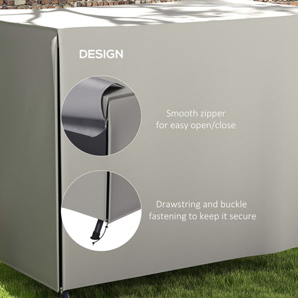 Peekaboo Studio Dark Grey Three-Seater Swing Chair Cover, Weatherproof