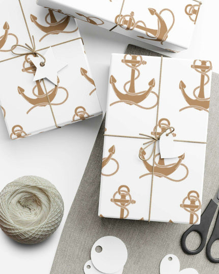 Nautical Elegance: Premium Gift Wrap Collection - Made in the USA