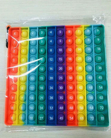 Math Pop Sensory Silicone Toy Set for Interactive Learning