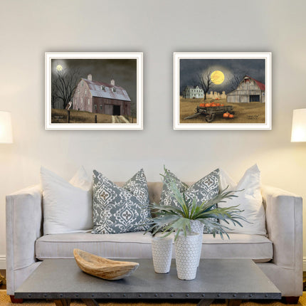 Billy Jacobs 2-Piece Autumn Moonlit Nights Wall Art Set, Framed