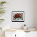 Chic Rose Vase Canvas Print: Maison d'Elite Matte Art Piece - Sophisticated Wall Decor