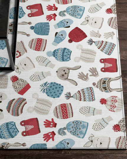 Cozy Elegance: Customizable Winter Wonderland Luxury Rug Collection