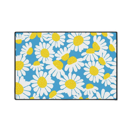 Personalized Chic Daisy Non-Slip Floor Mat for Stylish Home Interiors