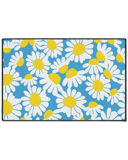Personalized Chic Daisy Non-Slip Floor Mat for Stylish Home Interiors