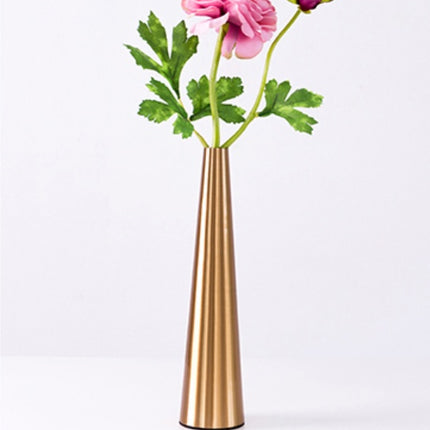 Peekaboo Studio Artificial Flower Decoration with Iron Vase for Living