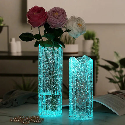 Glass Vase Full Of Stars With Electroplated Finish Gift For Weddings