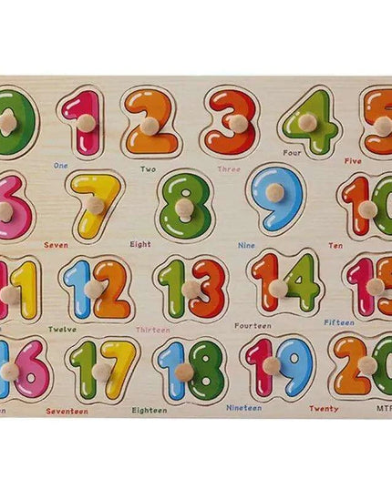 Interactive Montessori Wooden Puzzle Set - Fun Learning Toy for Early Childhood Development