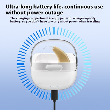 Peekaboo Studio BTE Digital Hearing Aid with Noise Reduction & Amplifi