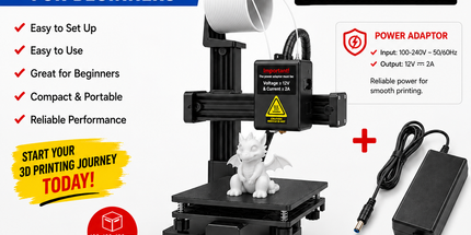 EasyThreed K10 Entry-Level Desktop 3D Printer — PLA & TPU Compatible, One-Key Printing Mouse Pads easythreed-3d-printer-entry-level-compatible-with-pla-tpu-1-75mm-filament-include-power-adaptor Electronics > Print, Copy, Scan & Fax > 3D Printers