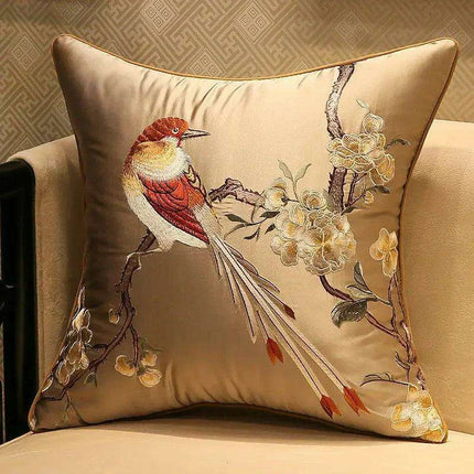 45x45/50x35cm Chinese Traditional Embroidered Bird Cushion Cover..