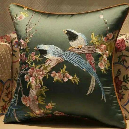 45x45/50x35cm Chinese Traditional Embroidered Bird Cushion Cover..