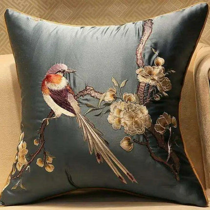 45x45/50x35cm Chinese Traditional Embroidered Bird Cushion Cover..
