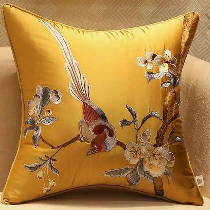 45x45/50x35cm Chinese Traditional Embroidered Bird Cushion Cover..